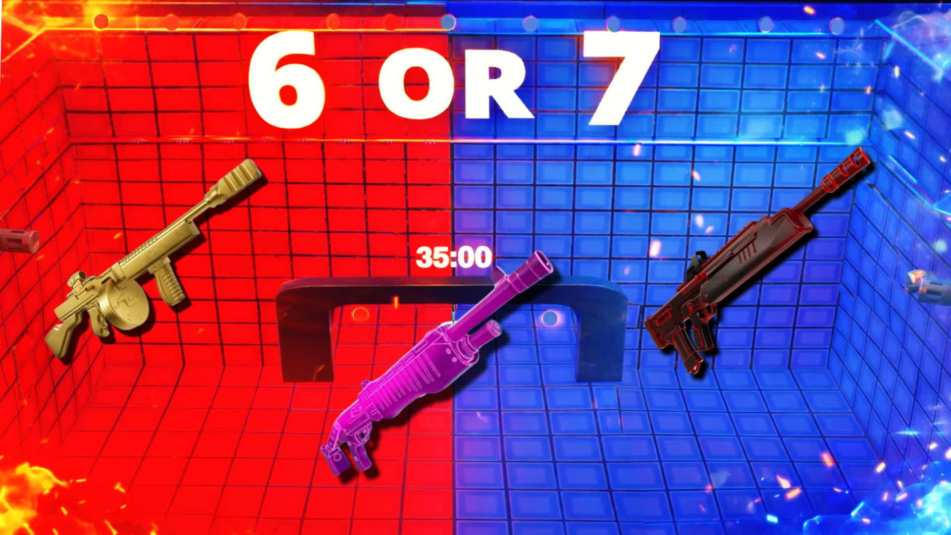 6 or 7 Red vs Blue 67 🔴🔵