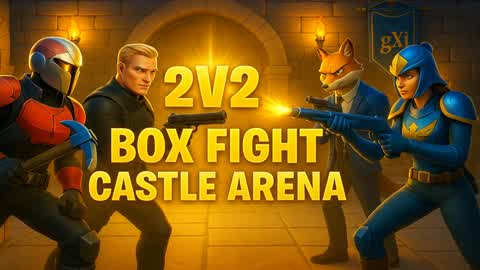 2V2 Box Fight castle arena