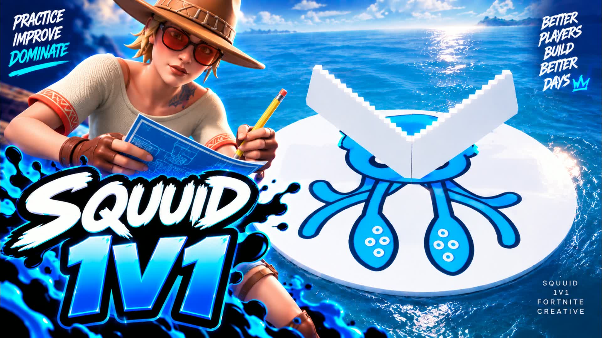 Squuid 1v1 — Fortnite island 4442-5347-5789 by ItsSquuid