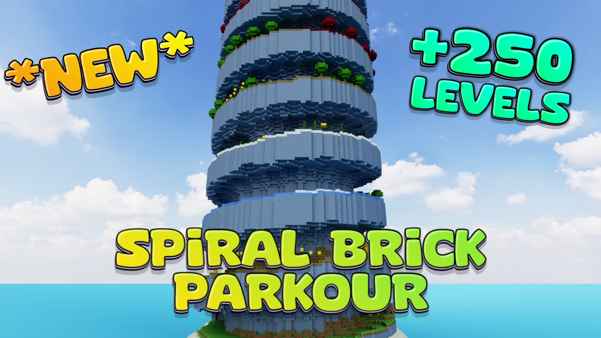 SPIRAL BRICK PARKOUR ⛰️