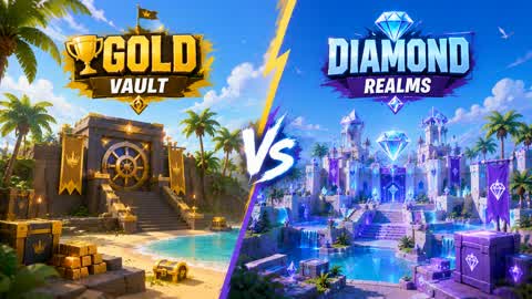 🏆 GOLD VAULT VS DIAMOND REALMS 💎