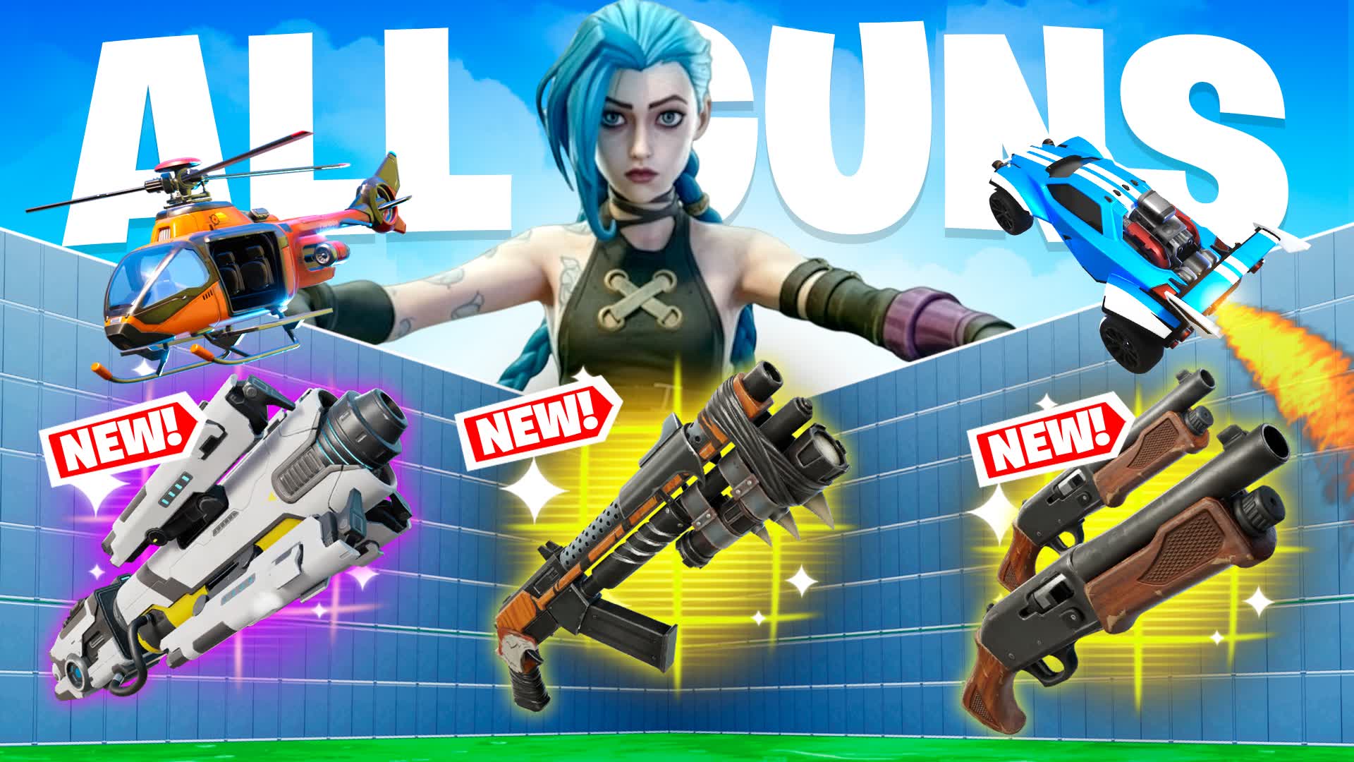 All Weapons And Vehicle ffa 1v1 TWDU