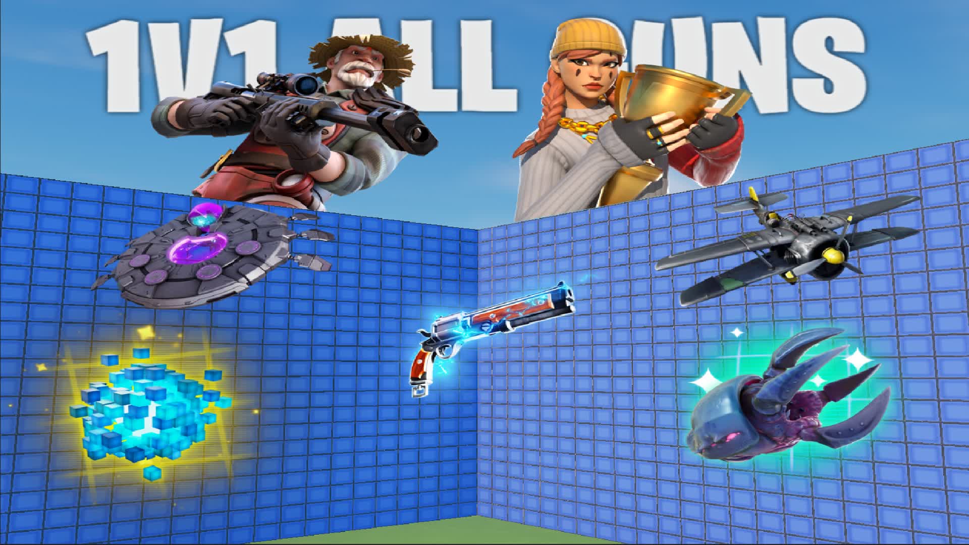 UNLIMITED 1V1 ALL GUNS & VEHICLES [FFA]