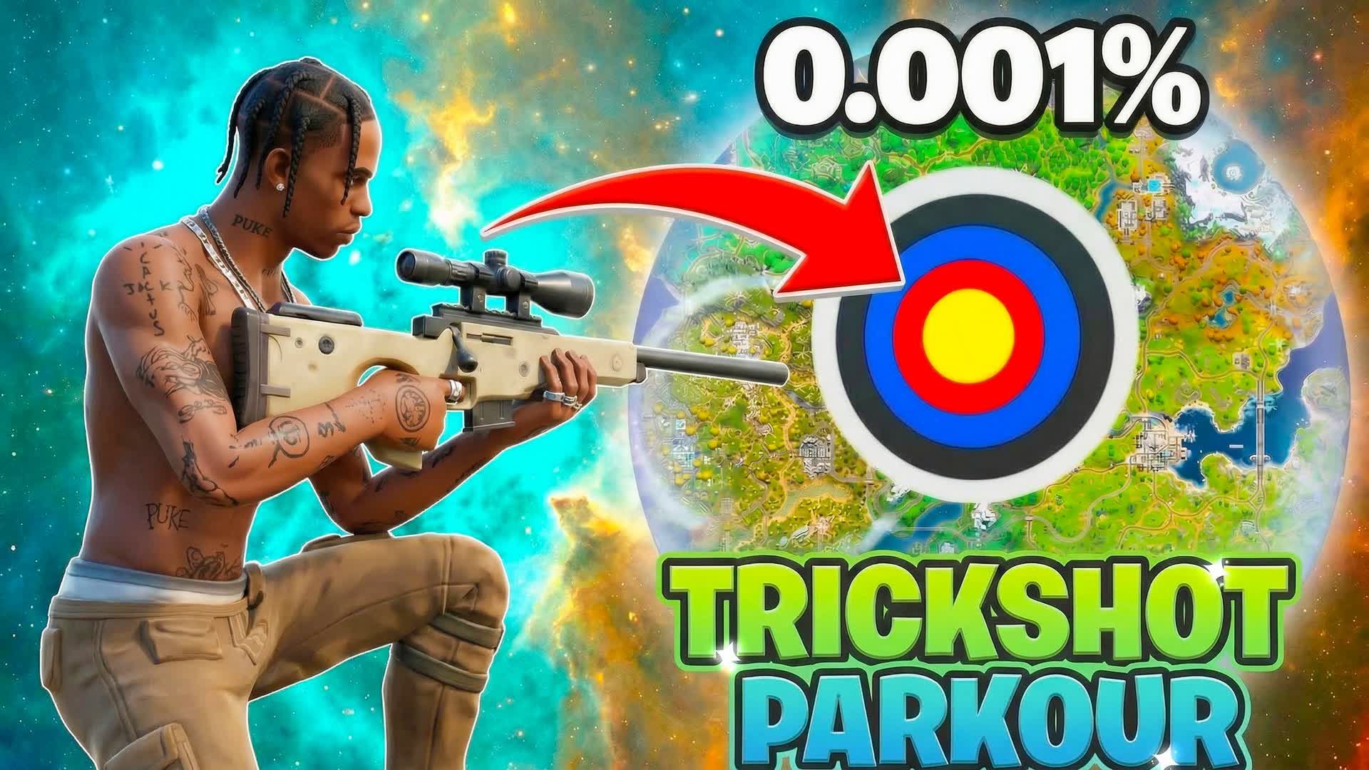 🎯AURA TRICKSHOT PARKOUR 60+LEVELS!! V3