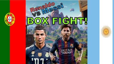 ⚽🔥 MESSI VS RONALDO BOX FIGHT PVP!! 📦