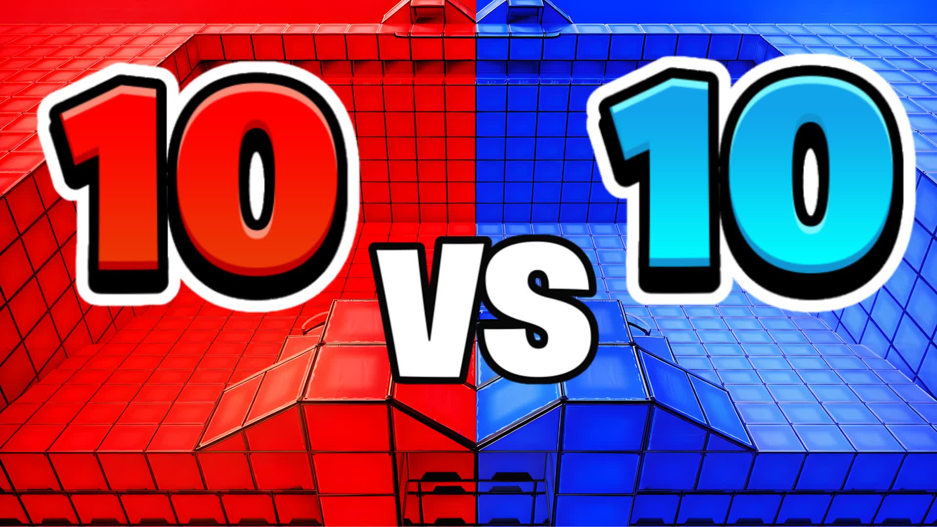 10V10 RED VS BLUE 🔴🔵