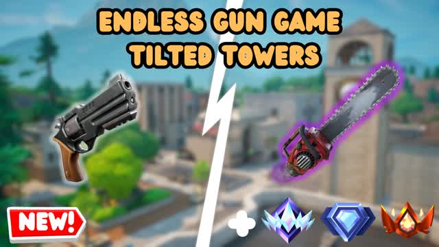 Endless♾️ Gun Game🔫 Tilted Towers🏢