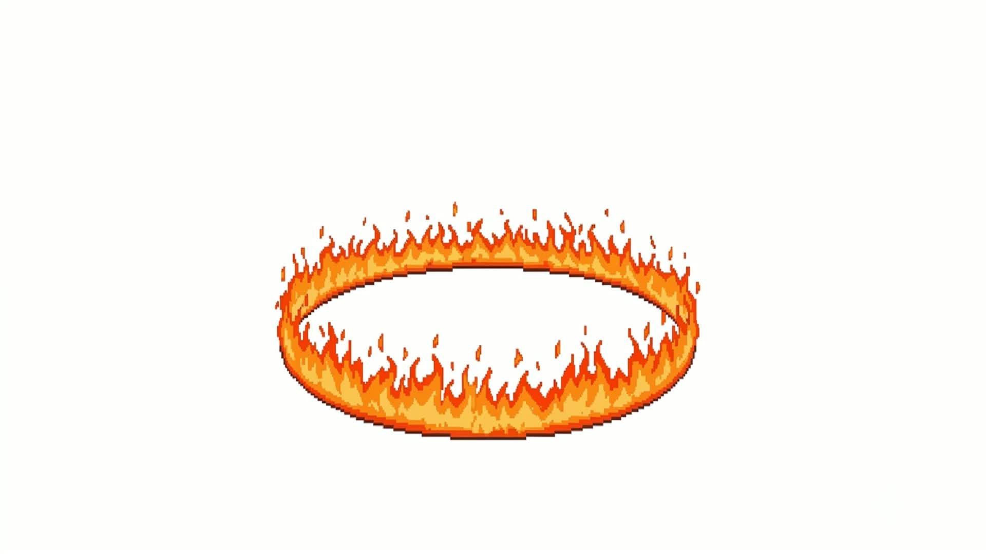 CIRCULO DE FOGO NO MEIO DO NADA