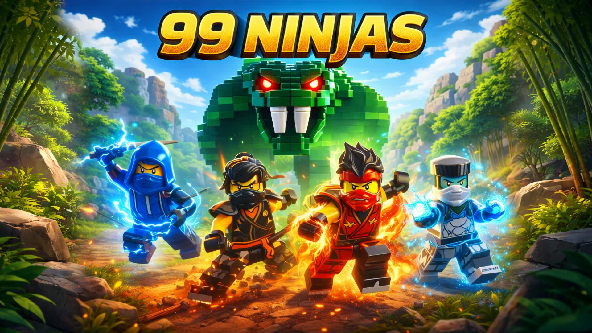 99 Ninjas㊙️ Free for All Survival (Bots)