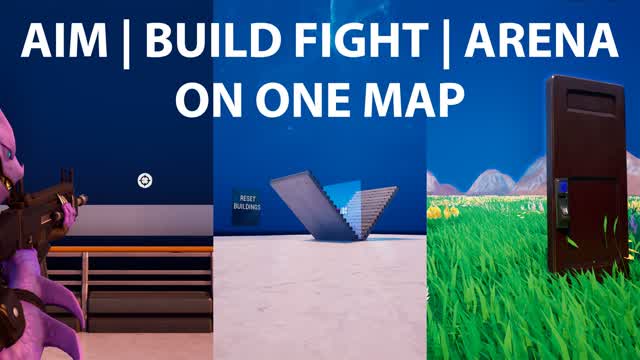 AIM | BUILD FIGHT | ARENA - ONE MAP