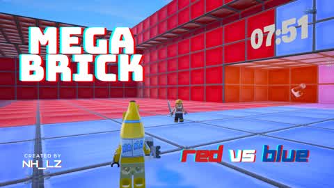 MEGA BRICK RED VS BLUE 🔴🔵 - NH_LZ