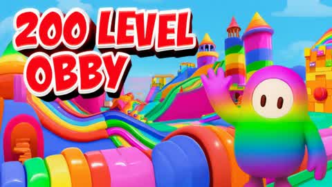 🌈EASY OBBY PARKOUR 200+🌈