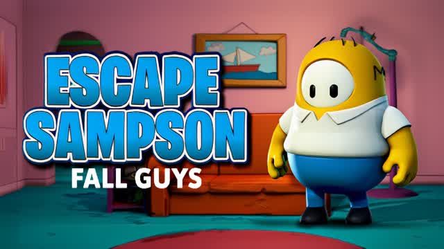 ESCAPE SAMPSON🚪FALL GUYS
