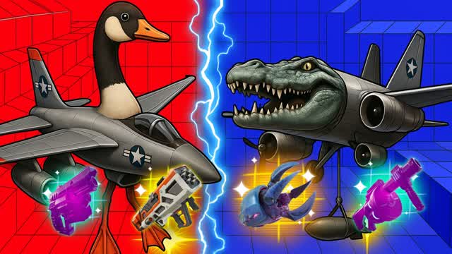 🦢BARDINI GUSINI VS BARDINO CROCODILO🐊