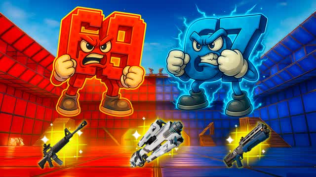 RED VS BLUE ARENA 67 🔵 vs 69 🔴