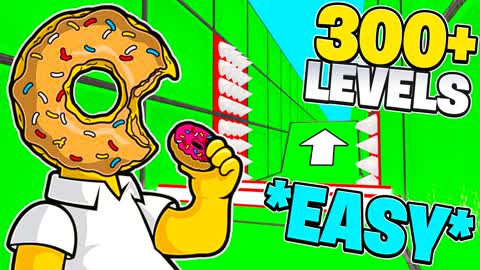 🍩DEFAULT EASY PARKOUR 300+🍩