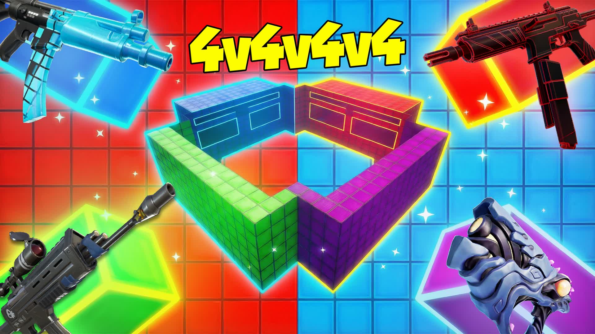 CHAOS TDM🔴🔵🟢🟣 フォートナイト