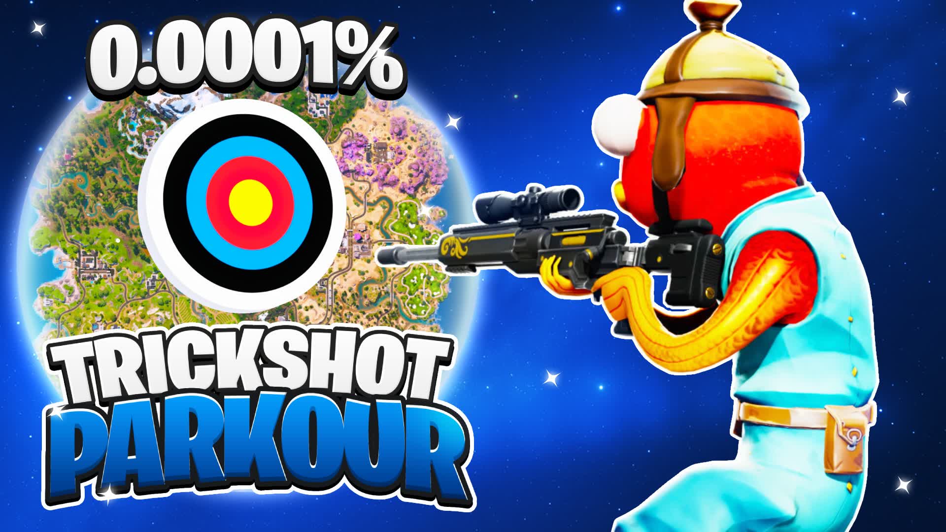 MEGA TRICKSHOT PARKOUR🎯60+ LEVELS