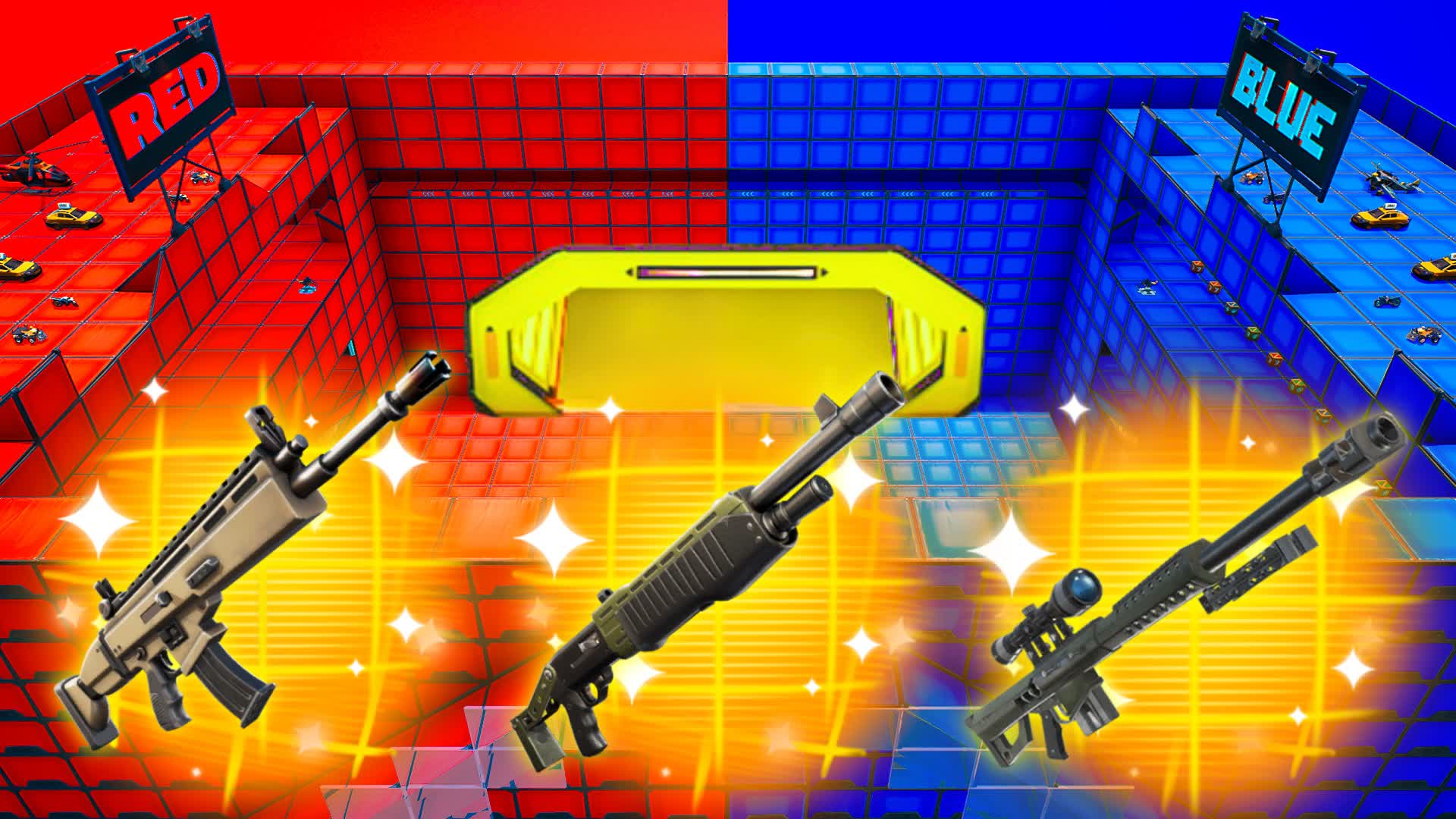🔴 CRAZYT RED VS BLUE 🔵