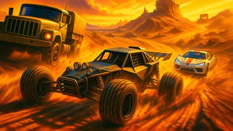🏔️Mud Road FFA🌄NEW TMNT CAR GAME PVP🔥