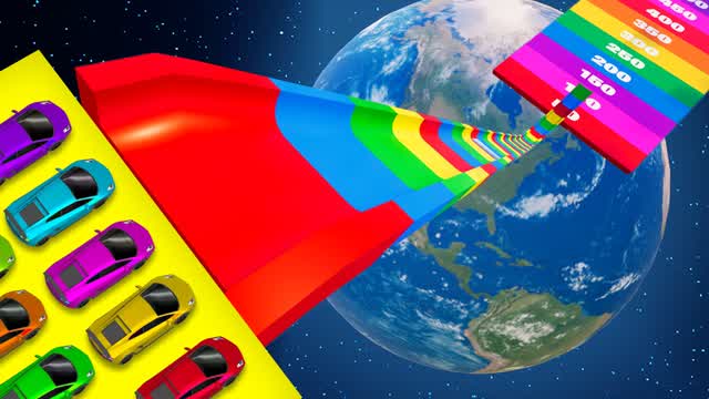 CRAZY CARS MEGA RAMP JUMP