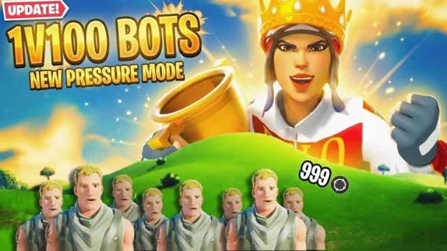 1v100 BOTS | NEW PRESSURE MODE