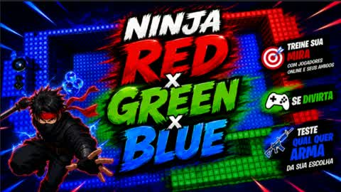 Ninja red x green x blue