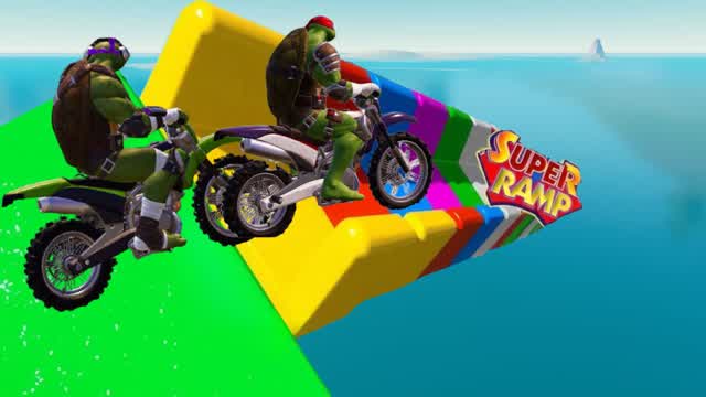 🚗 CAR GAME 🕹️ New TMNT SUPER RAMP