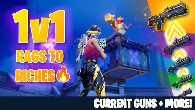 1v1 Rags to Riches 🔥 Zero Build