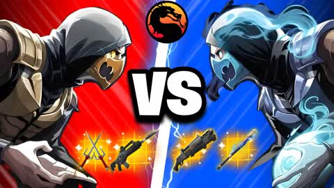 Scorpion vs Sub-Zero: Red vs Blue 🔥❄️