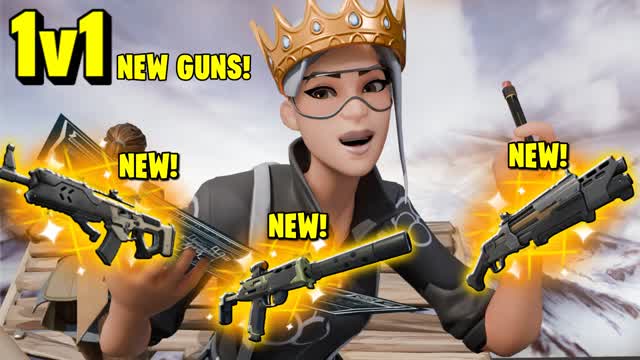 INCREDIBLE PRO 1V1 BUILD FIGHT NEW GUNS