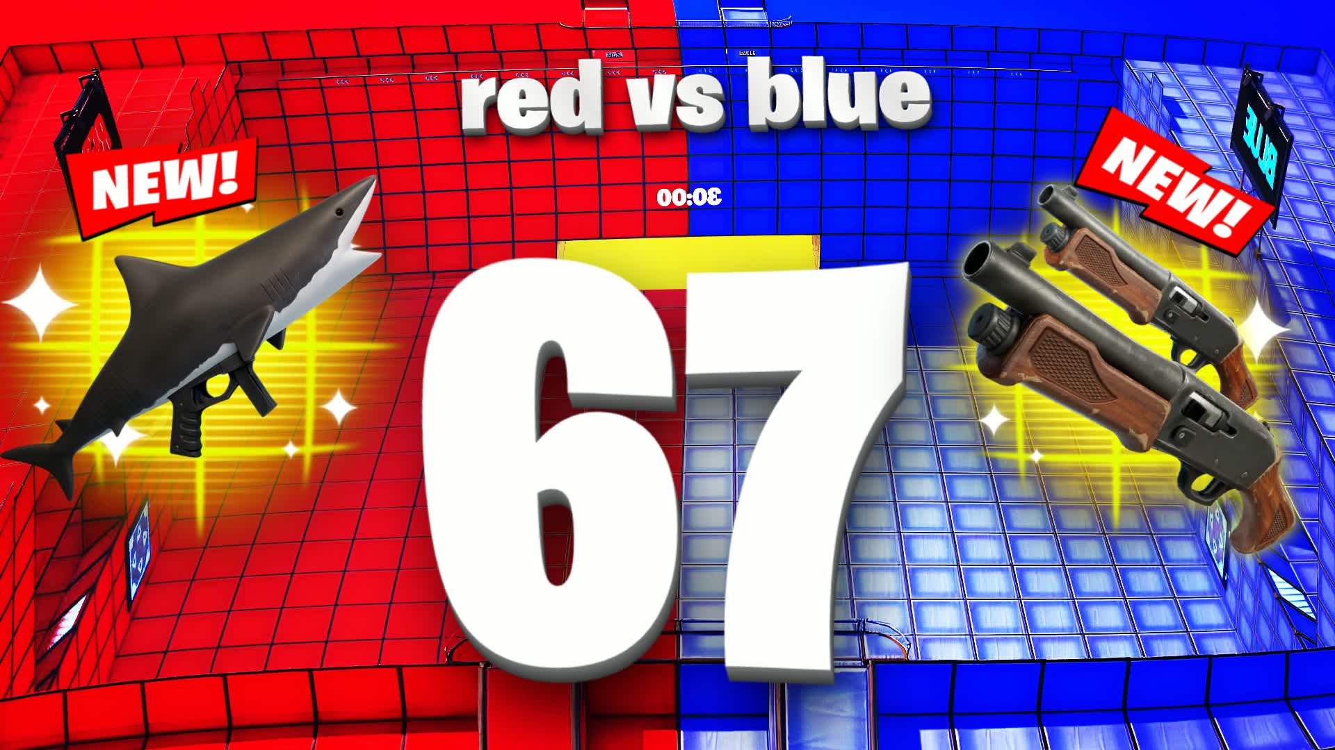 ULTIMATE SUPER RED VS BLUE! 🔴🔵