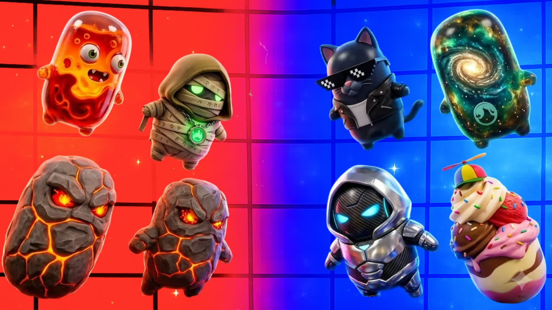 RED VS BLUE🔴🔵 67 REENDEPTION UNDERRATE