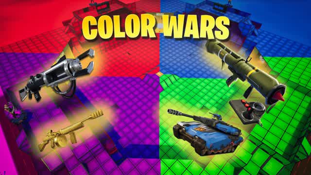 ULTIMATE COLOR WARS | 4 TEAM DEATHMATCH