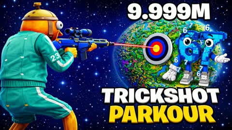 DEFAULT TRICKSHOT PARKOUR 🎯(100 LEVELS)