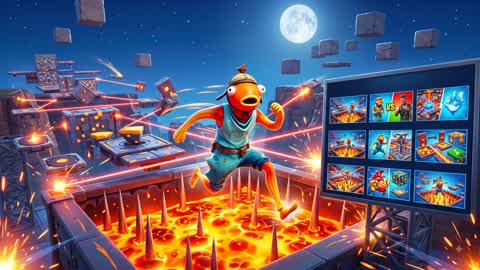 VOLCANIC VAULT: FISHY DEATHRUN 🌋