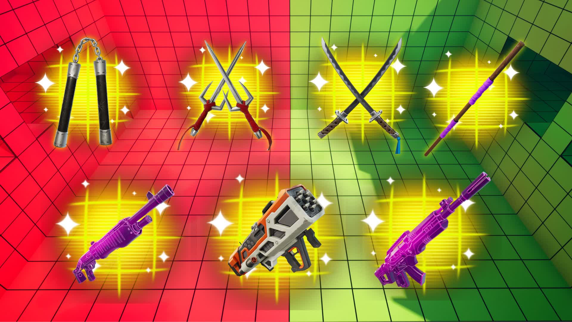 RED VS GREEN TMNT MYTHICS 2768-6942-9360 by rahulplays - Fortnite ...