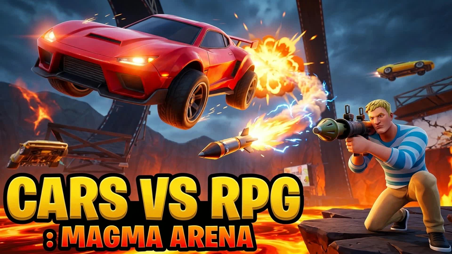 CARS vs RPGs - MAGMA ARENA