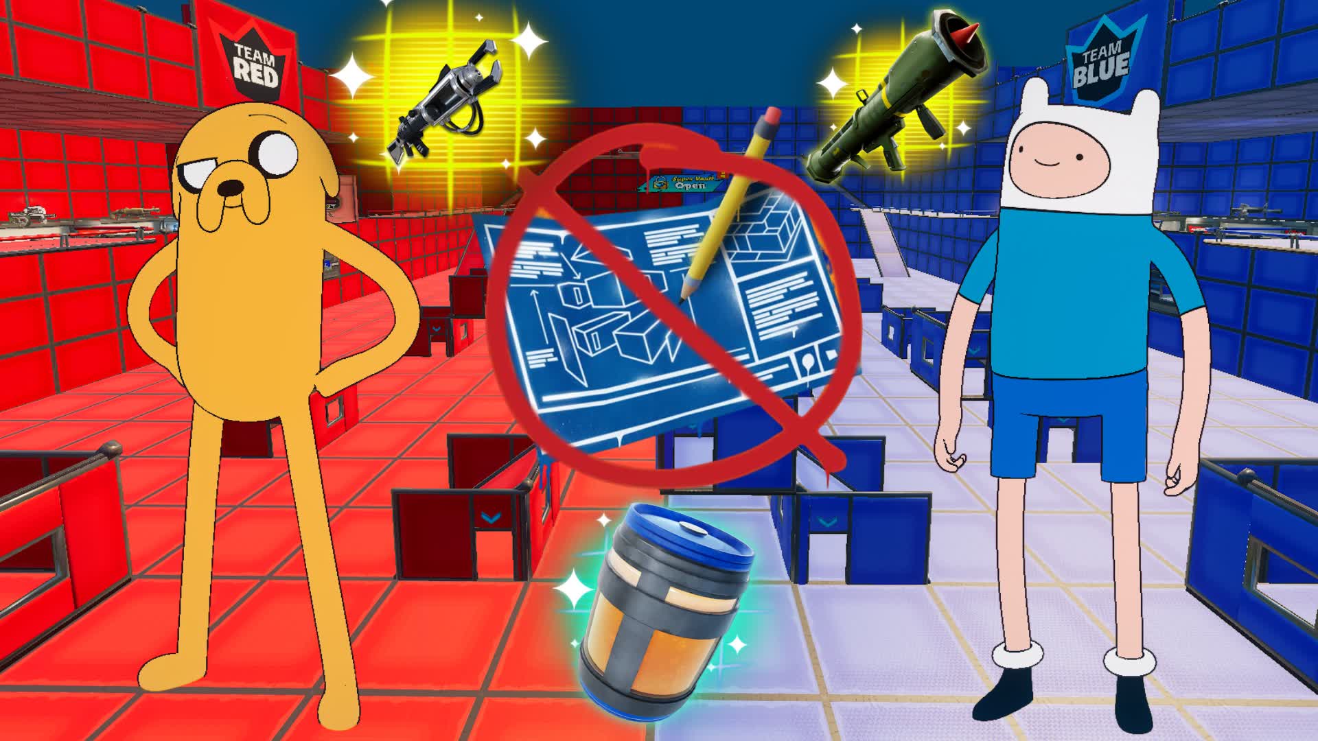 FINN AND JAKE 🔴 ZERO BUILD 🔵