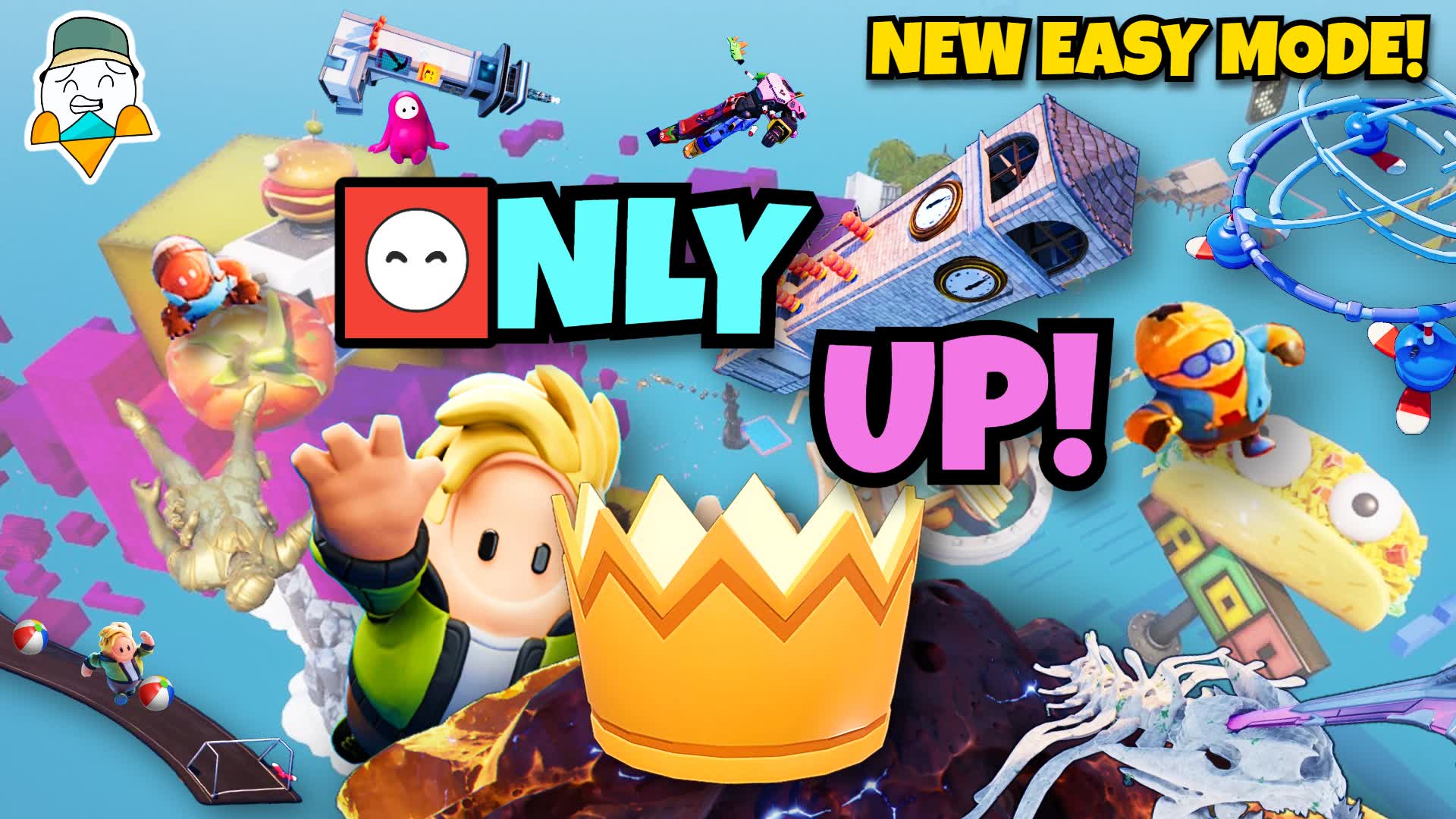 Onlyup Fallguys тнр 6483 7042 8805 By Partik7r Fortnite Creative Map