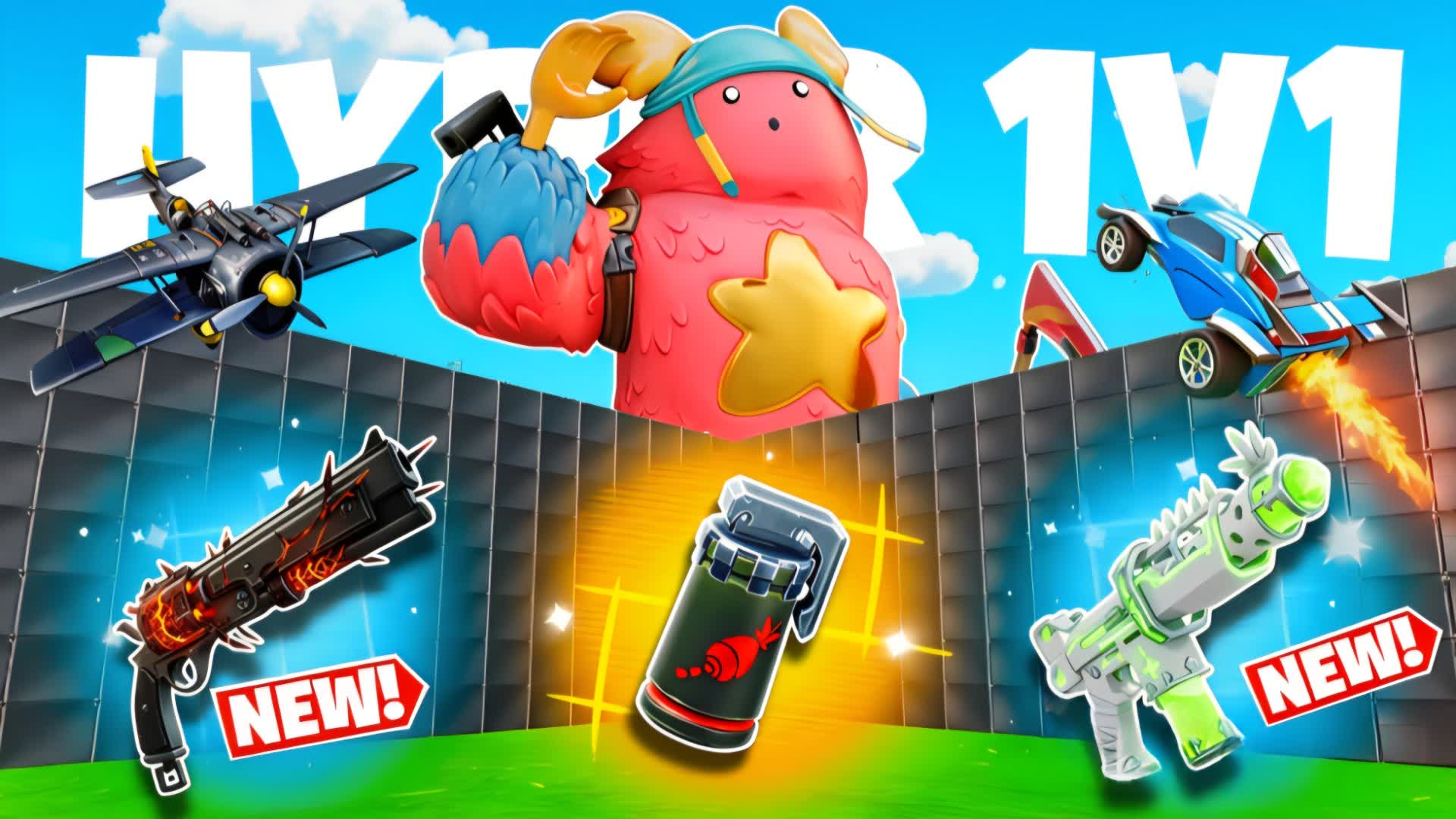 HYPER 1V1 FFA - EVERY GUN AND VEHICLE