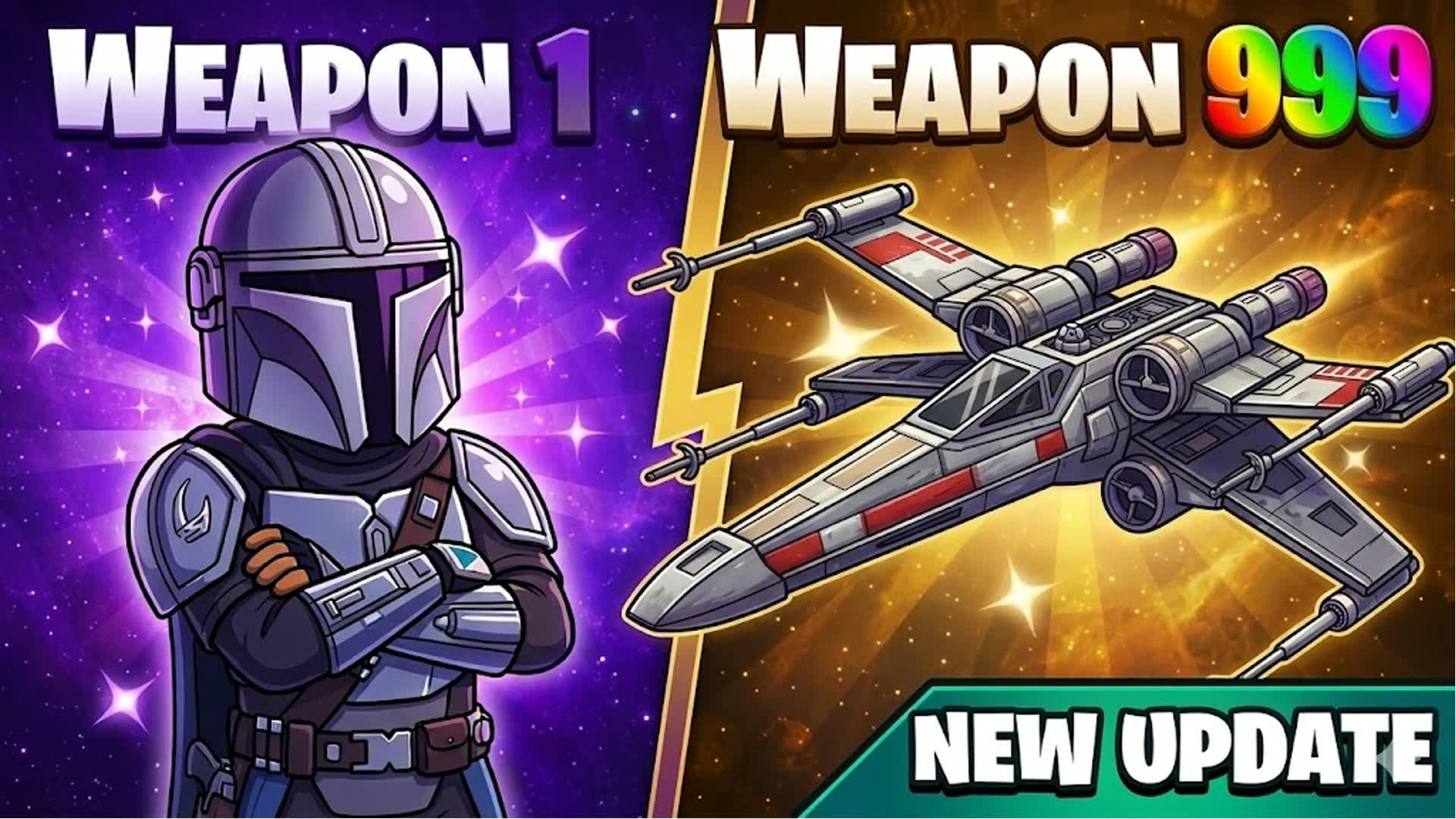 🧠ULTRA STAR WARS GUN GAME 🔫