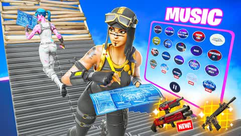 🎵 1V1 WITH MUSIC 🎵 [FULL SONGS] ✨