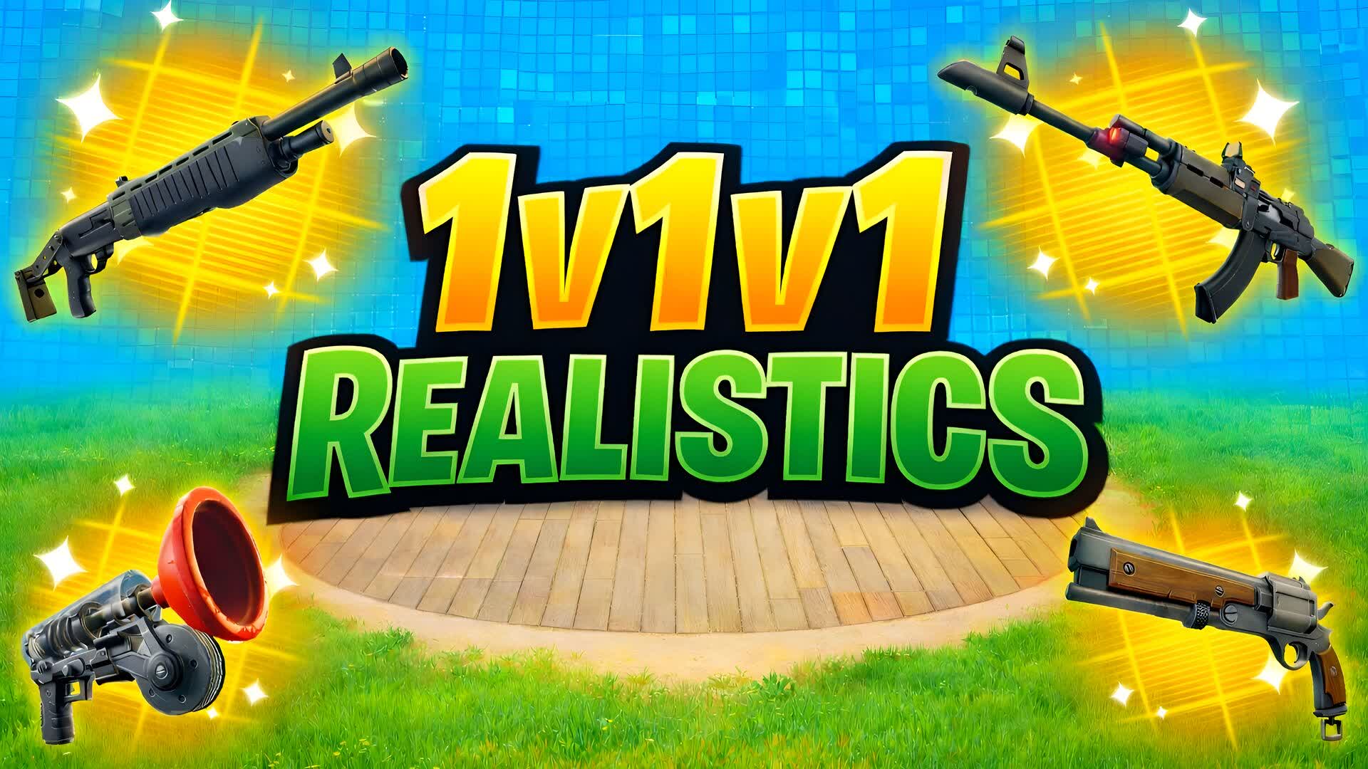 1V1V1 REALISTICS FREE FOR ALL ZONE WARS