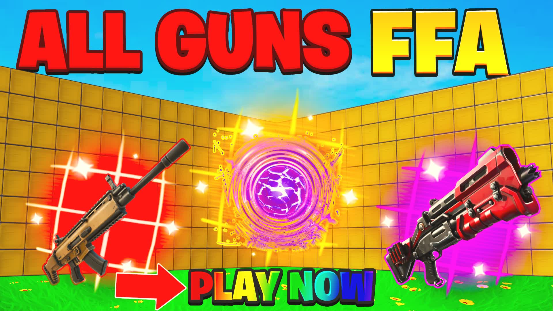 1V1 FFA - ALL GUNS & RIDES FIRE