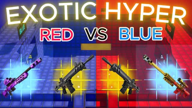 red VS blue exotique