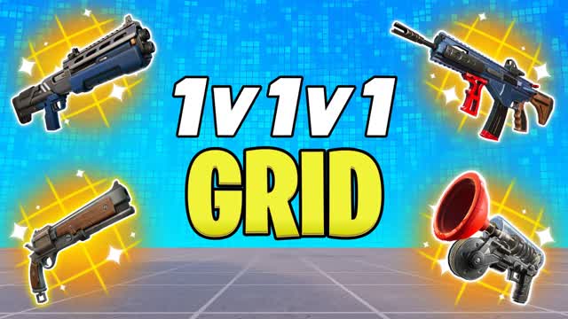 1v1v1 1v1 GRID Free Build Zone Wars FFA