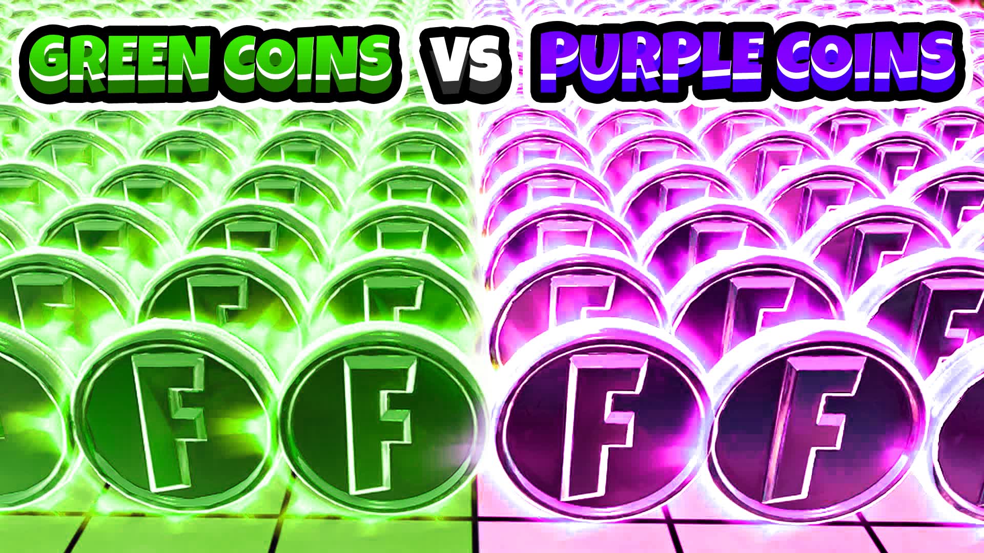 🟢GREENS COINS VS PURPLE COINS🟣