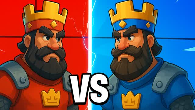 CLASH ROYALE CRAZY RED VS BLUE 🔴🔵