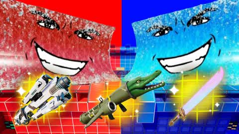 7elwen red vs blue tsunami 🔴🔵